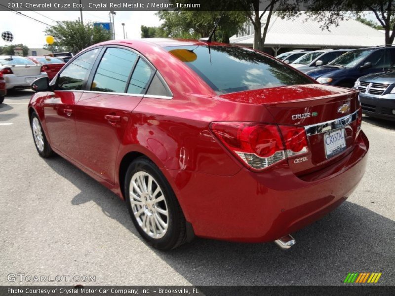 Crystal Red Metallic / Medium Titanium 2012 Chevrolet Cruze Eco