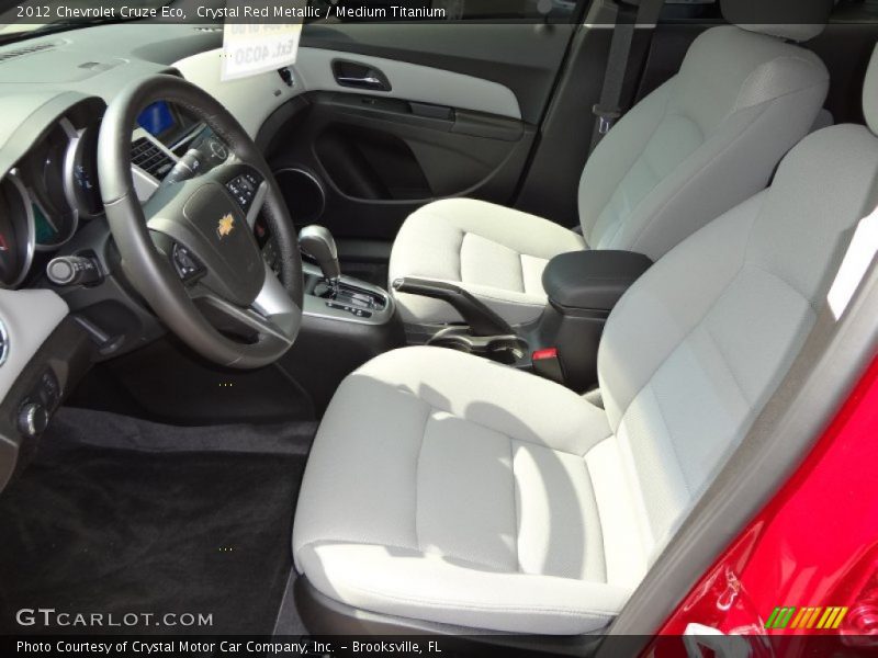 Crystal Red Metallic / Medium Titanium 2012 Chevrolet Cruze Eco