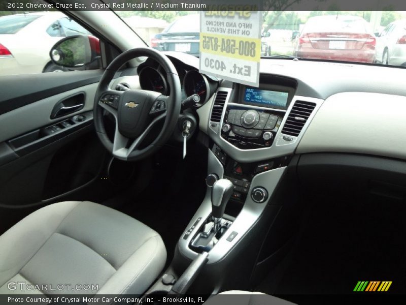 Crystal Red Metallic / Medium Titanium 2012 Chevrolet Cruze Eco