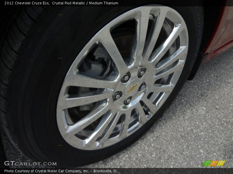 Crystal Red Metallic / Medium Titanium 2012 Chevrolet Cruze Eco
