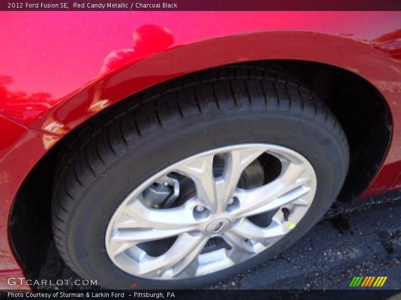 Red Candy Metallic / Charcoal Black 2012 Ford Fusion SE