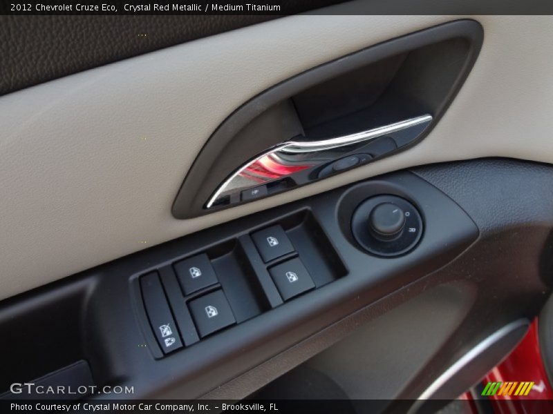 Crystal Red Metallic / Medium Titanium 2012 Chevrolet Cruze Eco