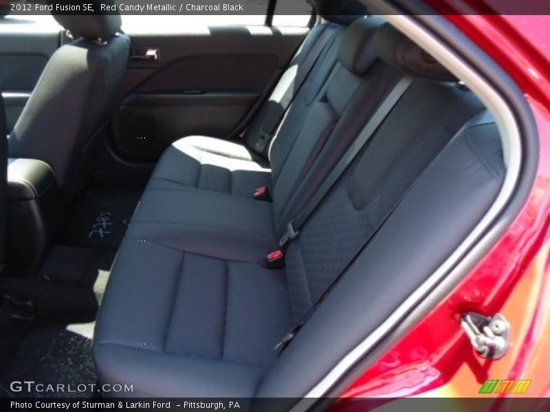 Red Candy Metallic / Charcoal Black 2012 Ford Fusion SE
