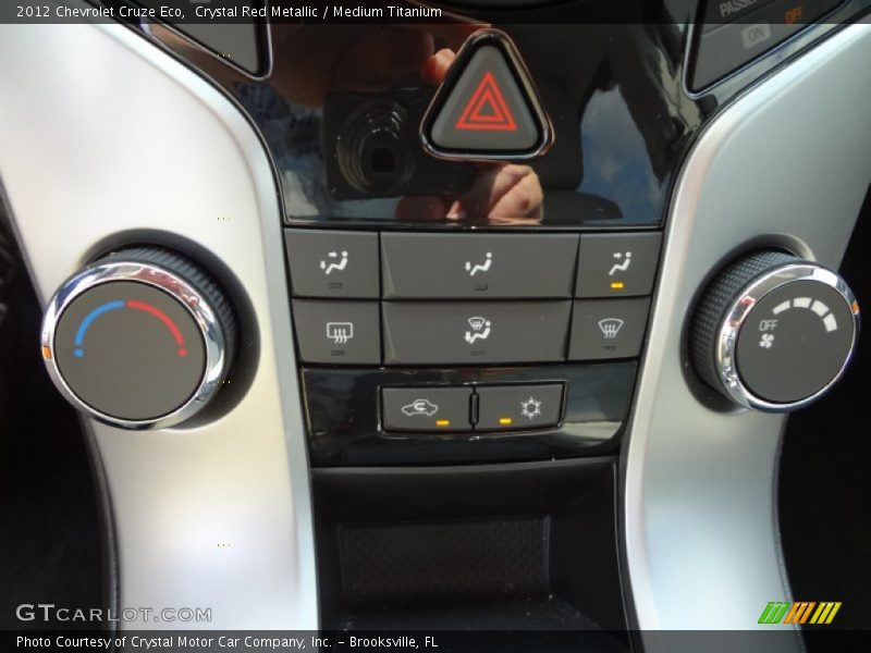 Crystal Red Metallic / Medium Titanium 2012 Chevrolet Cruze Eco