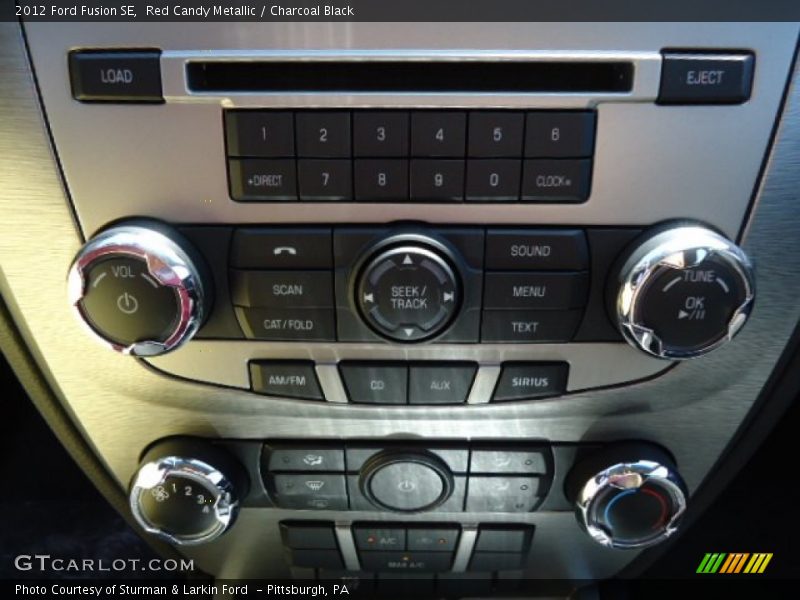 Red Candy Metallic / Charcoal Black 2012 Ford Fusion SE