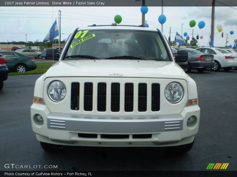 Stone White / Pastel Slate Gray 2007 Jeep Patriot Limited