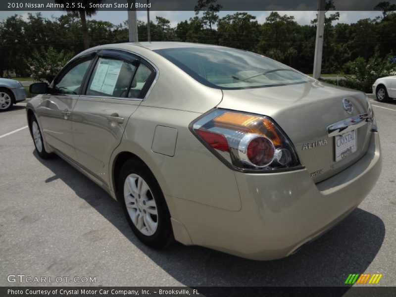 Sonoran Sand / Blond 2010 Nissan Altima 2.5 SL