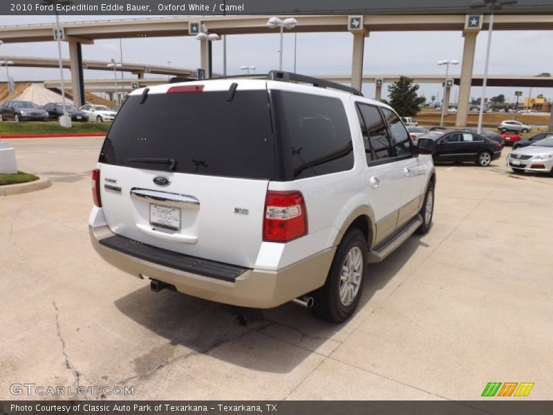 Oxford White / Camel 2010 Ford Expedition Eddie Bauer