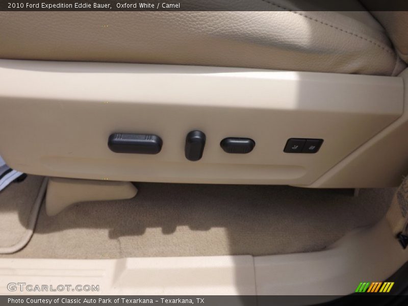 Oxford White / Camel 2010 Ford Expedition Eddie Bauer