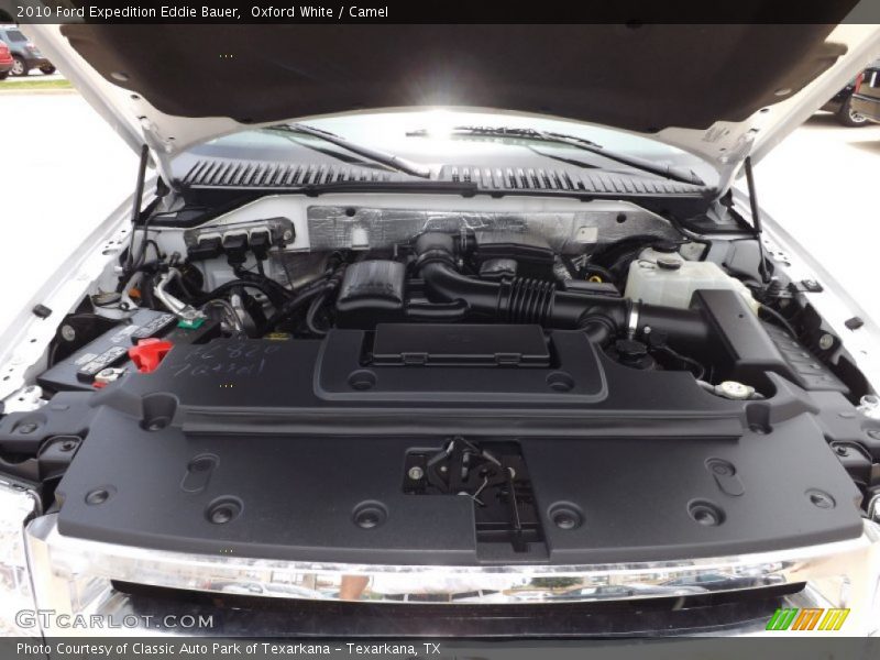 Oxford White / Camel 2010 Ford Expedition Eddie Bauer