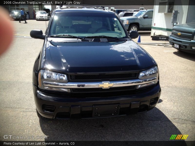 Black / Light Gray 2008 Chevrolet TrailBlazer LS 4x4