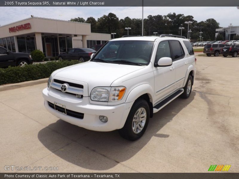 Natural White / Light Charcoal 2005 Toyota Sequoia SR5