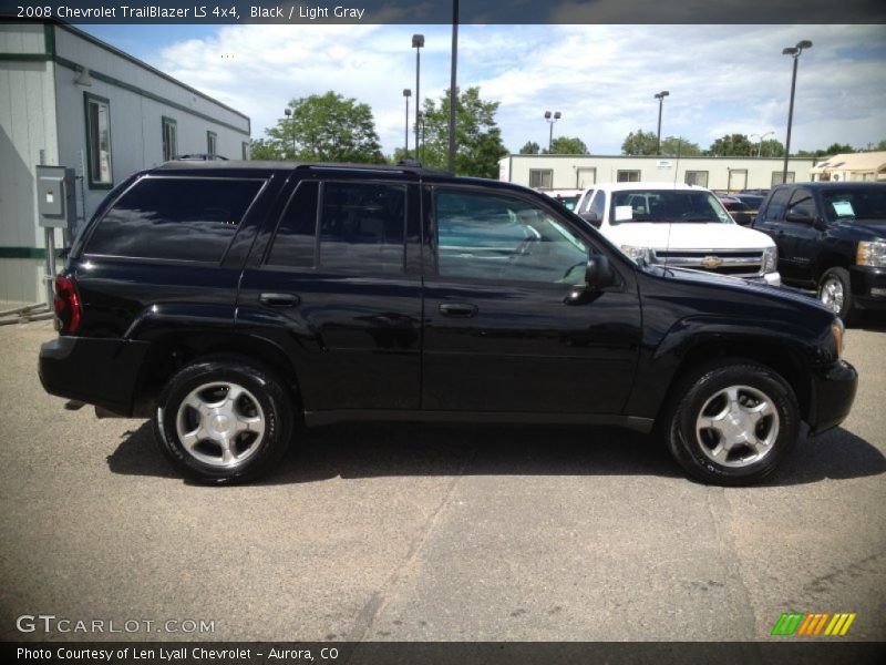 Black / Light Gray 2008 Chevrolet TrailBlazer LS 4x4