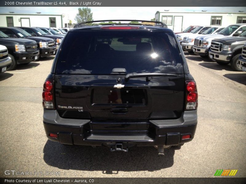 Black / Light Gray 2008 Chevrolet TrailBlazer LS 4x4