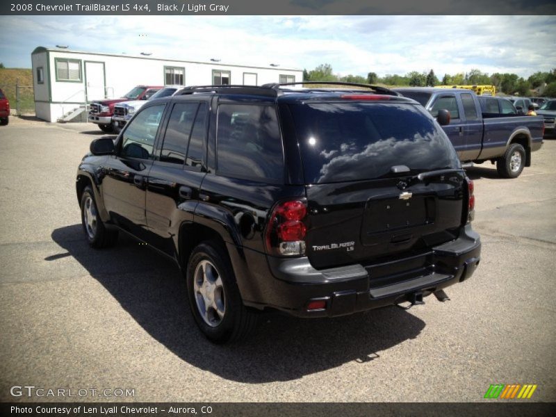 Black / Light Gray 2008 Chevrolet TrailBlazer LS 4x4