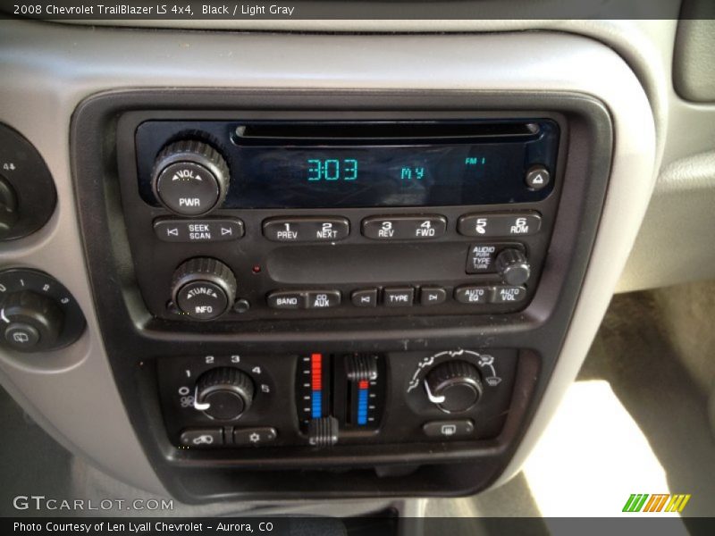 Black / Light Gray 2008 Chevrolet TrailBlazer LS 4x4