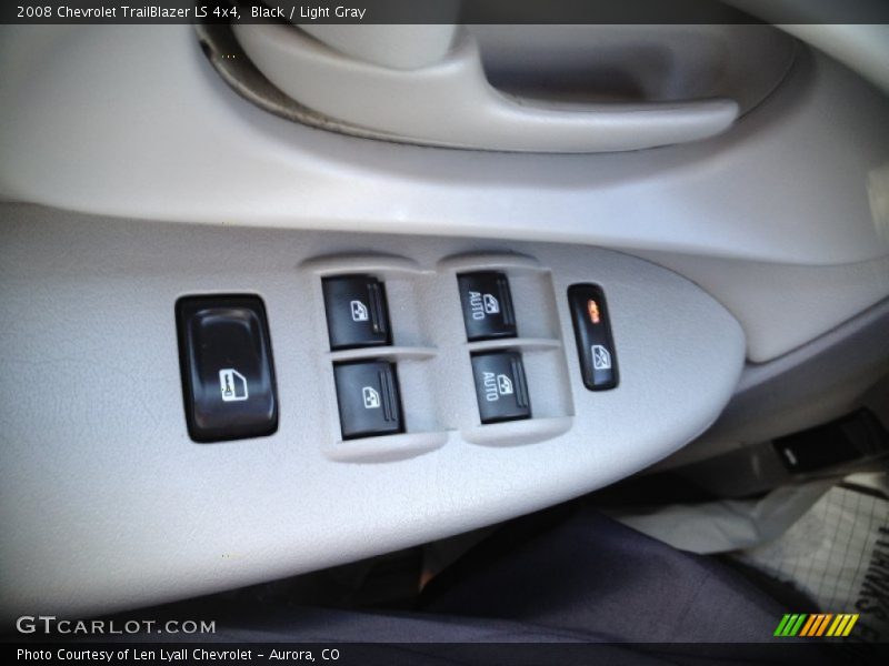 Black / Light Gray 2008 Chevrolet TrailBlazer LS 4x4