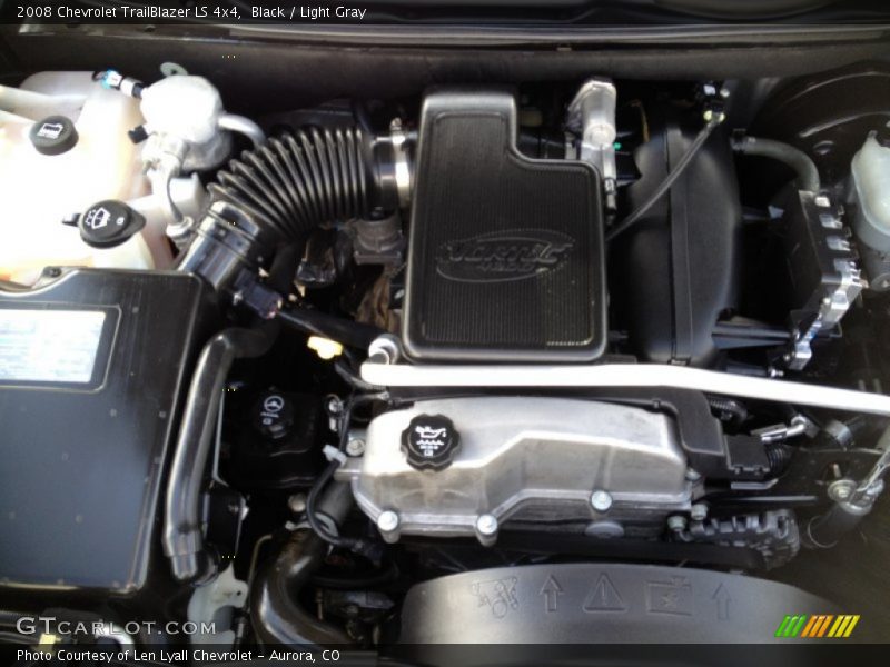 Black / Light Gray 2008 Chevrolet TrailBlazer LS 4x4