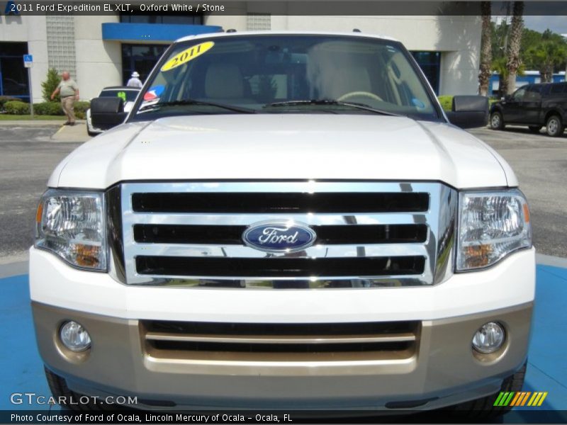 Oxford White / Stone 2011 Ford Expedition EL XLT