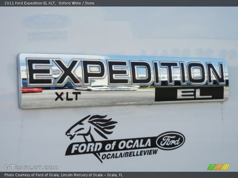 Oxford White / Stone 2011 Ford Expedition EL XLT