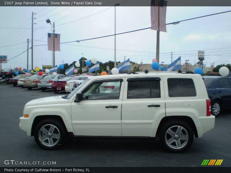 Stone White / Pastel Slate Gray 2007 Jeep Patriot Limited
