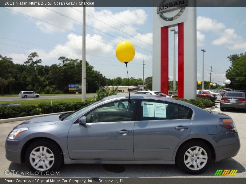Ocean Gray / Charcoal 2011 Nissan Altima 2.5 S