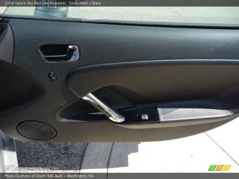 Silver Pearl / Black 2008 Saturn Sky Red Line Roadster