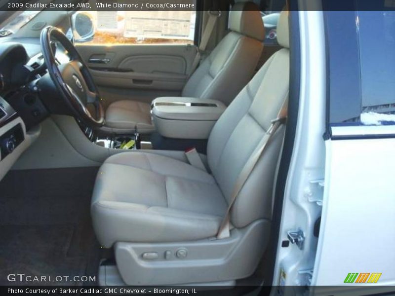 White Diamond / Cocoa/Cashmere 2009 Cadillac Escalade AWD
