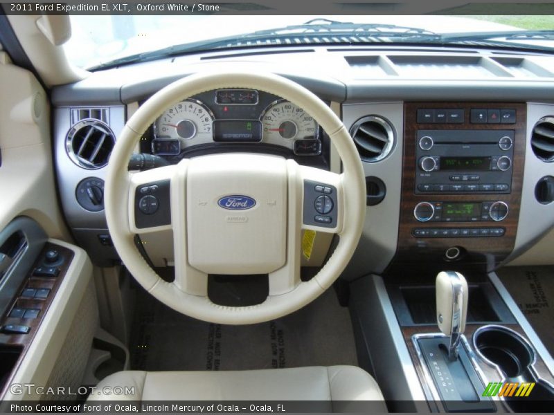 Oxford White / Stone 2011 Ford Expedition EL XLT
