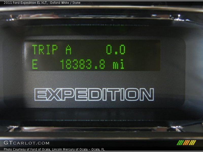Oxford White / Stone 2011 Ford Expedition EL XLT