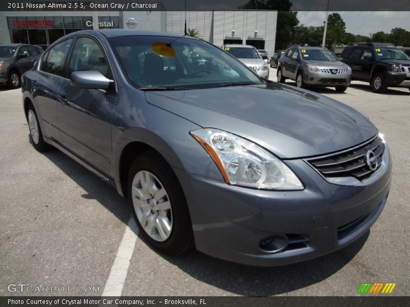 Ocean Gray / Charcoal 2011 Nissan Altima 2.5 S