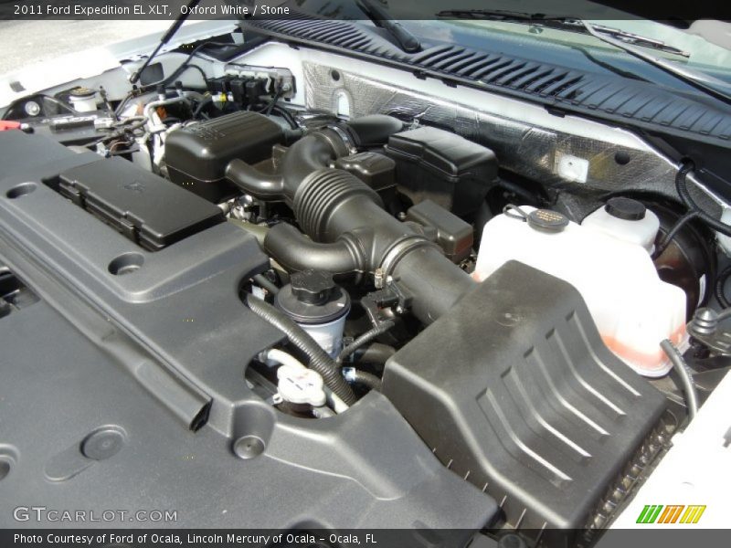 Oxford White / Stone 2011 Ford Expedition EL XLT