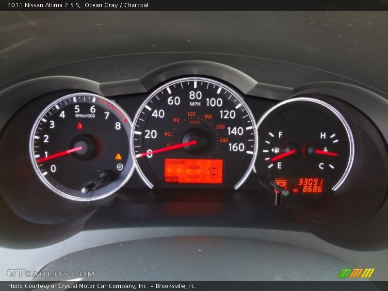 Ocean Gray / Charcoal 2011 Nissan Altima 2.5 S
