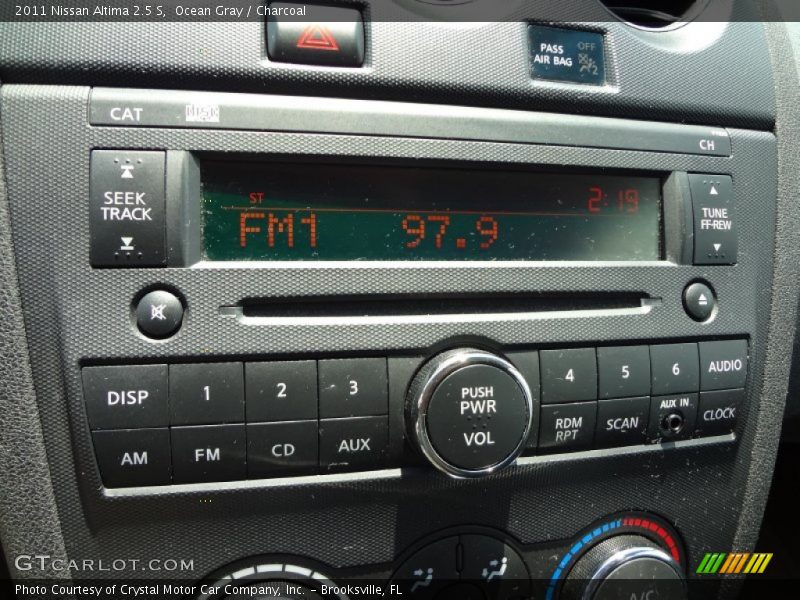 Ocean Gray / Charcoal 2011 Nissan Altima 2.5 S