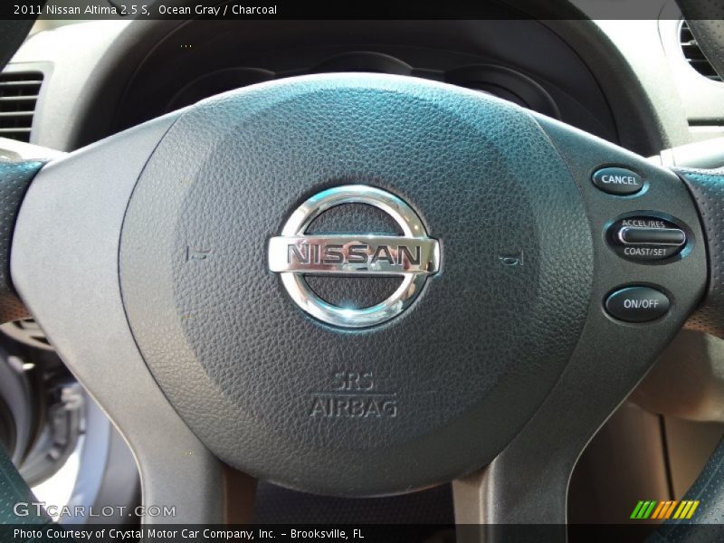 Ocean Gray / Charcoal 2011 Nissan Altima 2.5 S