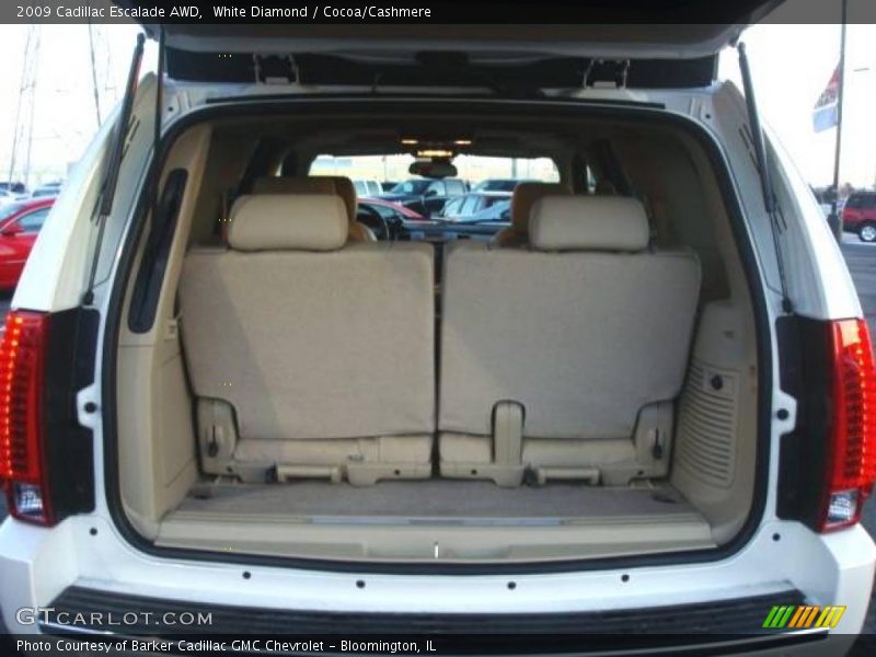 White Diamond / Cocoa/Cashmere 2009 Cadillac Escalade AWD