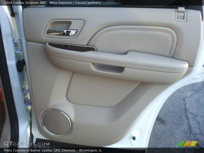 White Diamond / Cocoa/Cashmere 2009 Cadillac Escalade AWD