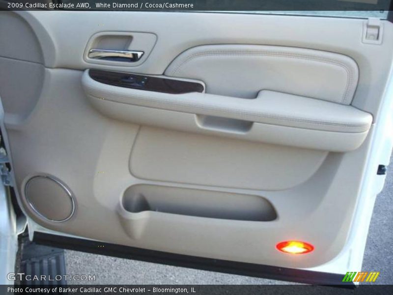 White Diamond / Cocoa/Cashmere 2009 Cadillac Escalade AWD