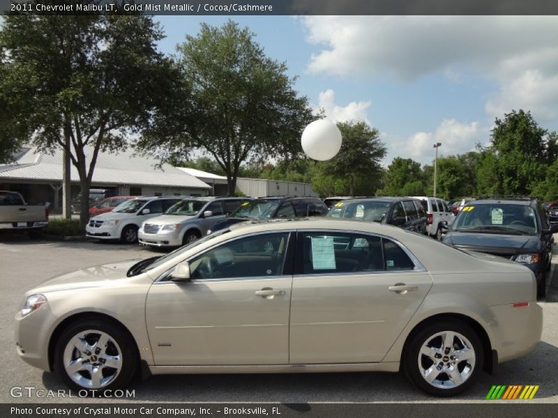 Gold Mist Metallic / Cocoa/Cashmere 2011 Chevrolet Malibu LT