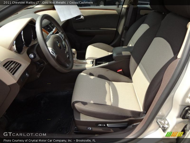 Gold Mist Metallic / Cocoa/Cashmere 2011 Chevrolet Malibu LT