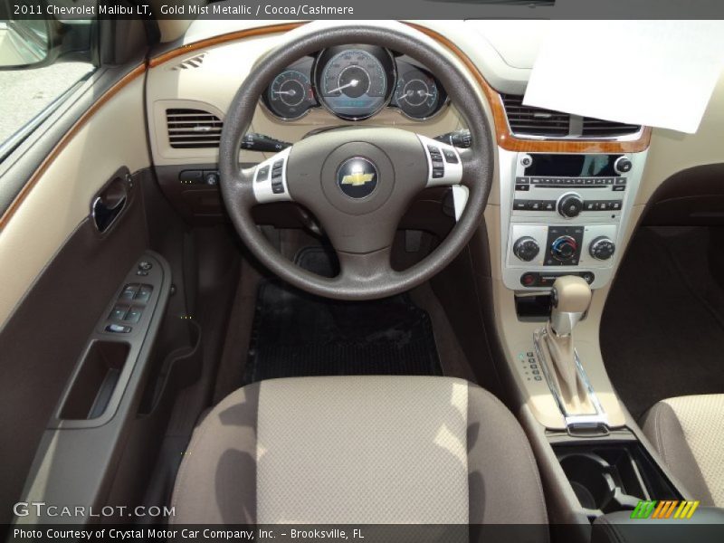 Gold Mist Metallic / Cocoa/Cashmere 2011 Chevrolet Malibu LT