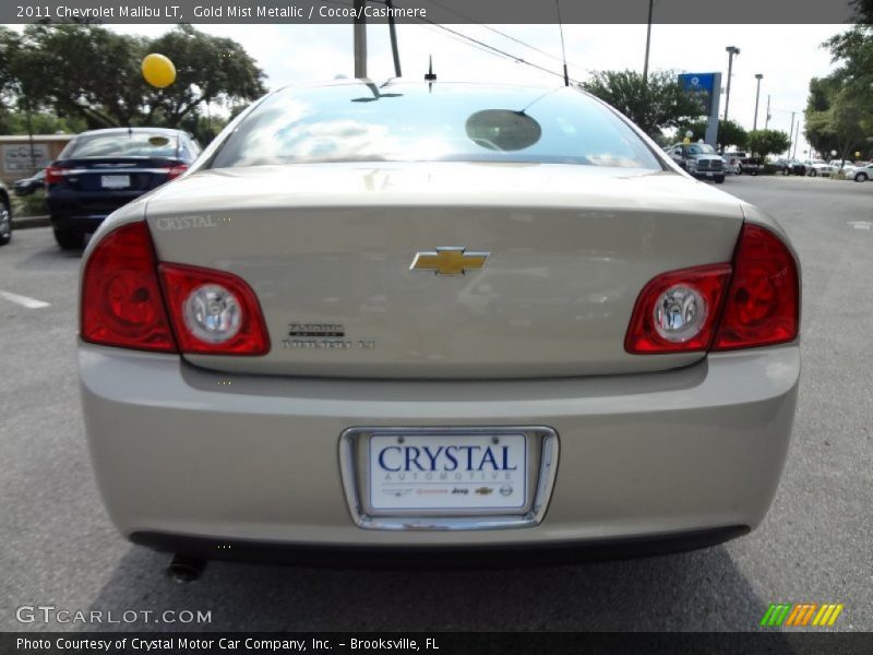 Gold Mist Metallic / Cocoa/Cashmere 2011 Chevrolet Malibu LT