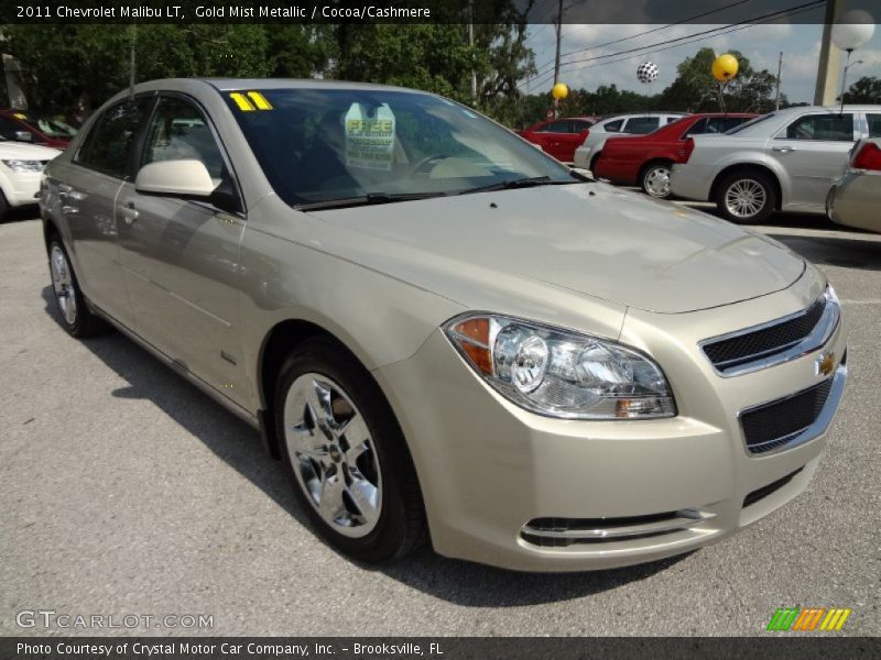 Gold Mist Metallic / Cocoa/Cashmere 2011 Chevrolet Malibu LT