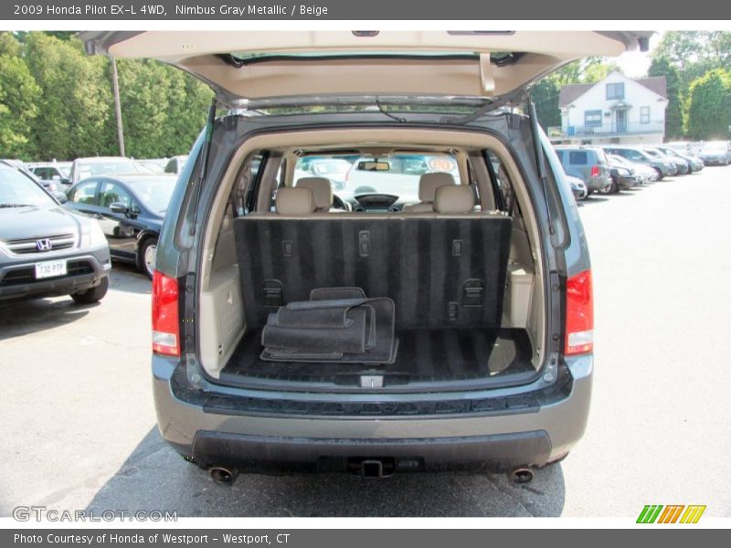 Nimbus Gray Metallic / Beige 2009 Honda Pilot EX-L 4WD