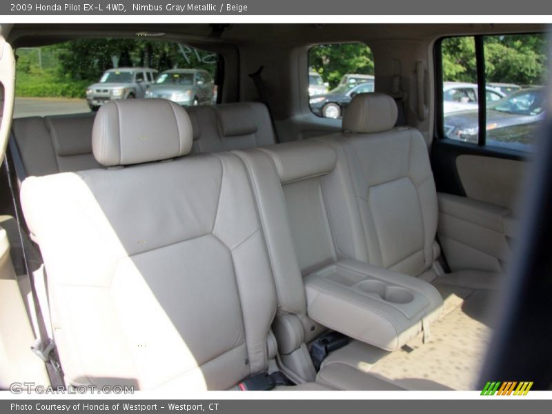 Nimbus Gray Metallic / Beige 2009 Honda Pilot EX-L 4WD