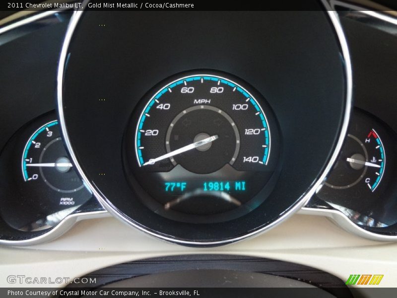 Gold Mist Metallic / Cocoa/Cashmere 2011 Chevrolet Malibu LT
