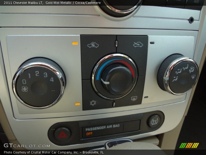 Gold Mist Metallic / Cocoa/Cashmere 2011 Chevrolet Malibu LT
