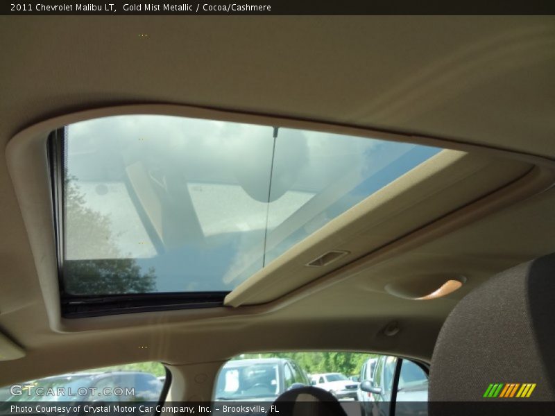 Gold Mist Metallic / Cocoa/Cashmere 2011 Chevrolet Malibu LT