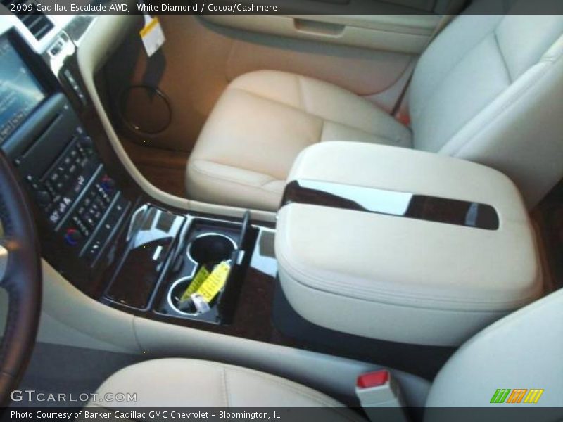 White Diamond / Cocoa/Cashmere 2009 Cadillac Escalade AWD