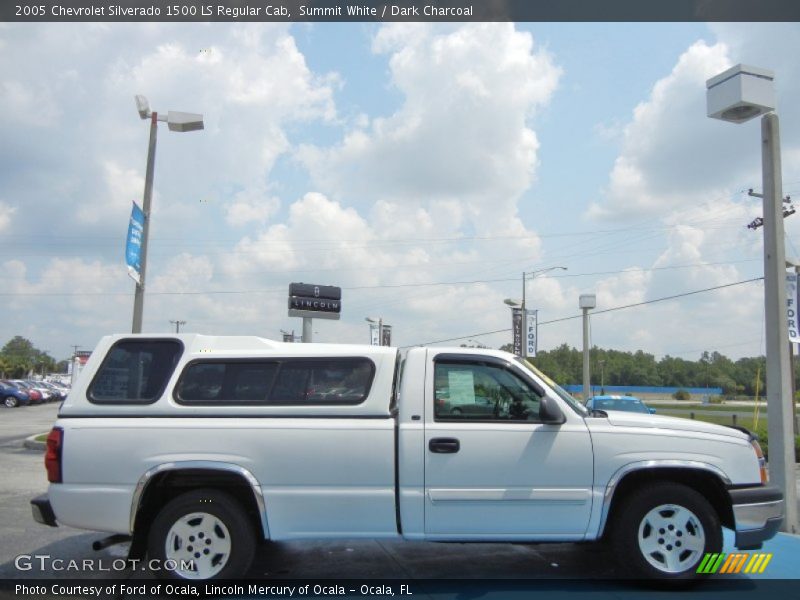 Summit White / Dark Charcoal 2005 Chevrolet Silverado 1500 LS Regular Cab